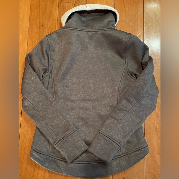 The North Face Mattea Fleece Sweatshirt Womens Small Gray Pullover Long Sleeve - Picture 7 of 8